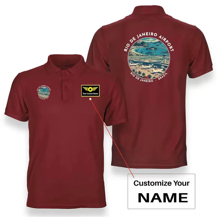 GIG - Badge - Double-Side Polo - Red + Name