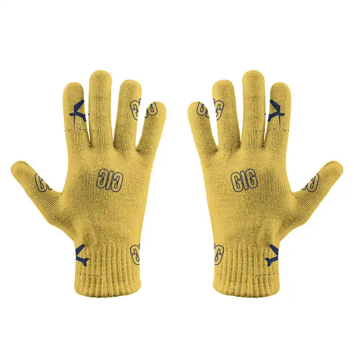 Rio de Janeiro Galeao Antonio Carlos Jobim Airport (GIG) Gloves - Gloves - Full - Pattern - Yellow