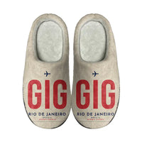 Thumbnail for Rio de Janeiro Galeao Antonio Carlos Jobim Airport (GIG) Slippers & Flip Flops - Slippers - Cotton - Code - Same - Beige