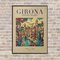 Thumbnail for GIRONA - Poster - Canvas Framed - Beige
