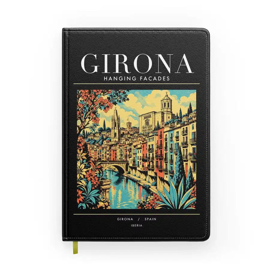 GIRONA - Poster - Notebook - Black