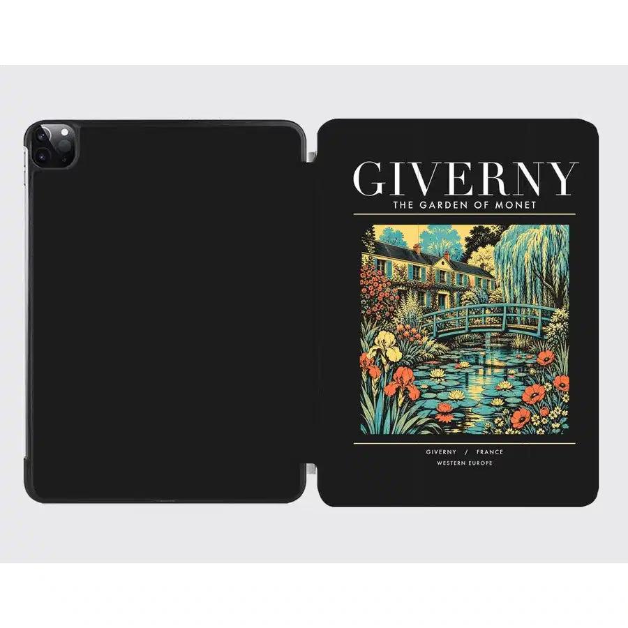 GIVERNY - Poster - iPad Case - Black