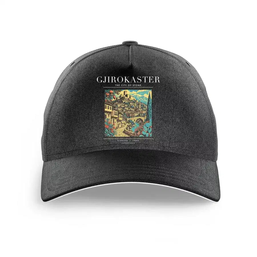GJIROKASTER - Poster - Hat - Black