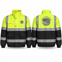 Thumbnail for Grand Junction Regional Airport (GJT) Reflective Winter Jackets - Badge - Fluorescent Yellow & Navy