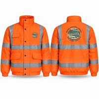 Thumbnail for Grand Junction Regional Airport (GJT) Reflective Winter Jackets - Badge - Orange