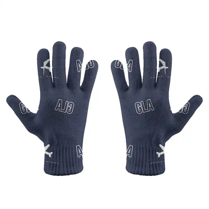 Glasgow Airport (GLA) Gloves - Gloves - Full - Pattern - Navy Blue