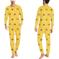 Thumbnail for Maurice Bishop International Airport (GND) Pajamas - Men Pajamas - Yellow