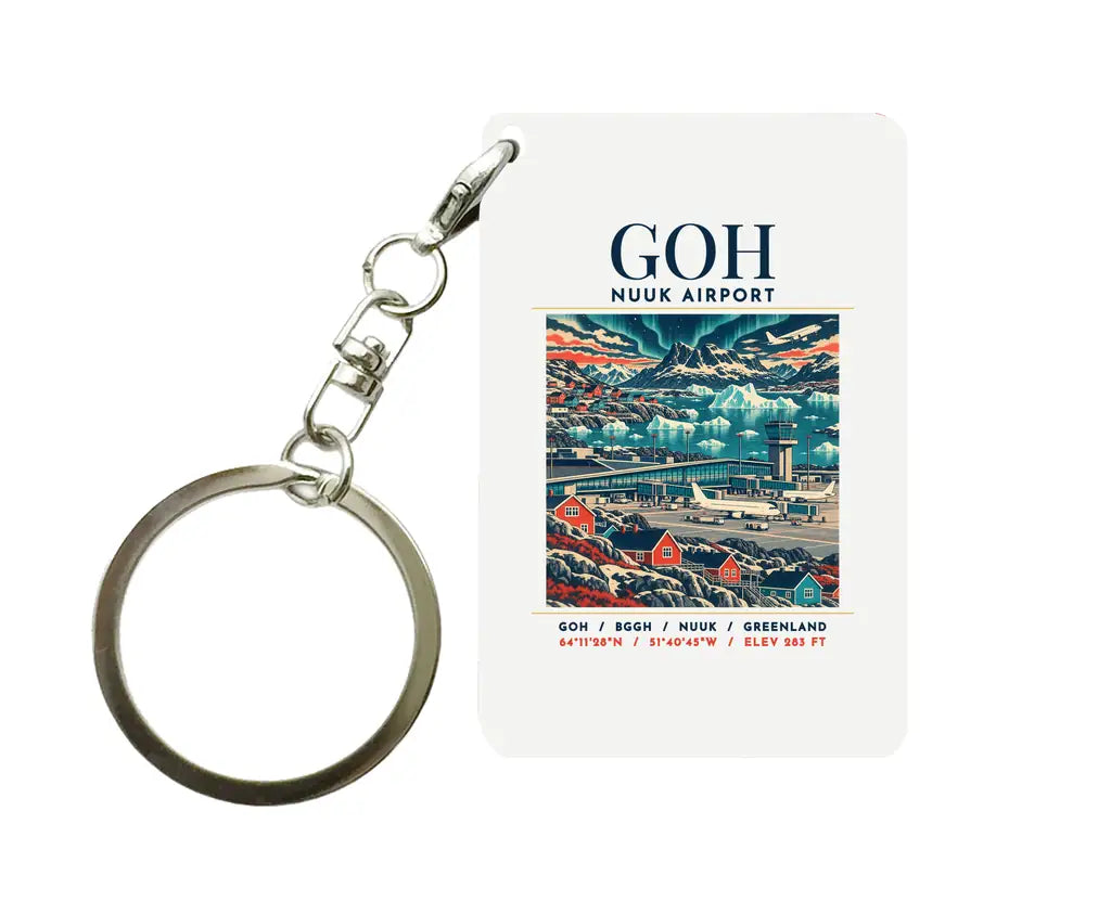 GOH - Poster - Key Chain - White