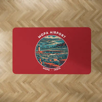 Thumbnail for Manohar International Airport Mopa (GOX) Carpets - Carpet Rectangle - Badge - Red V2