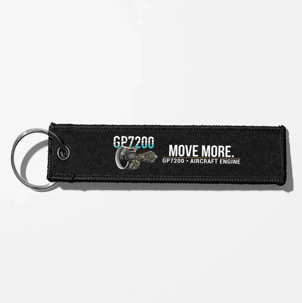 Engine Alliance GP7200 Engine Aviator Key Chains - Black