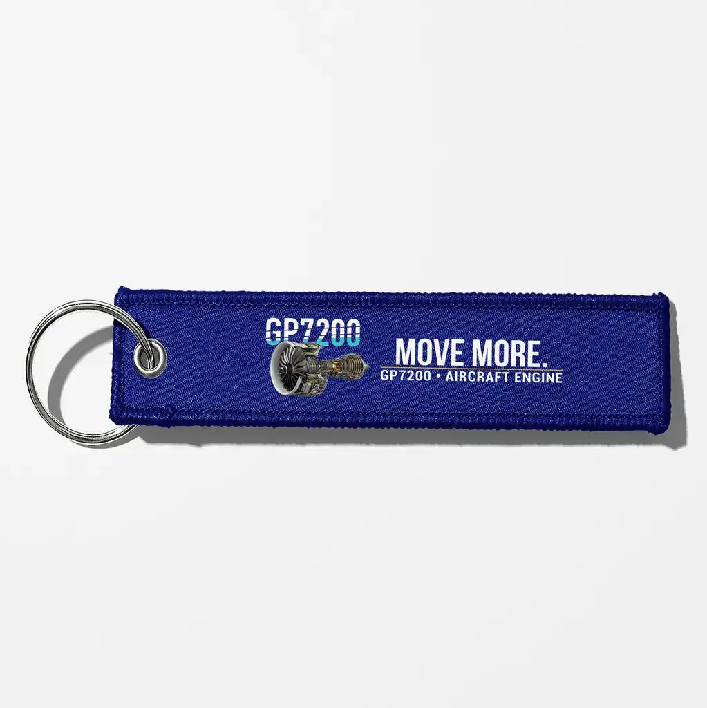 Engine Alliance GP7200 Engine Aviator Key Chains - Blue