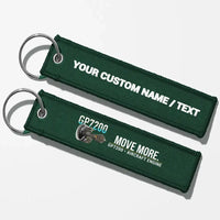 Thumbnail for Engine Alliance GP7200 Engine Aviator Key Chains - Dark Green - Personalized