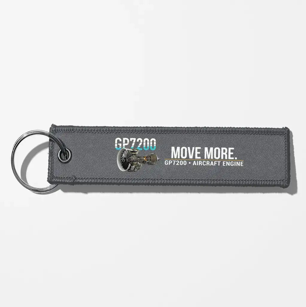 Engine Alliance GP7200 Engine Aviator Key Chains - Gray