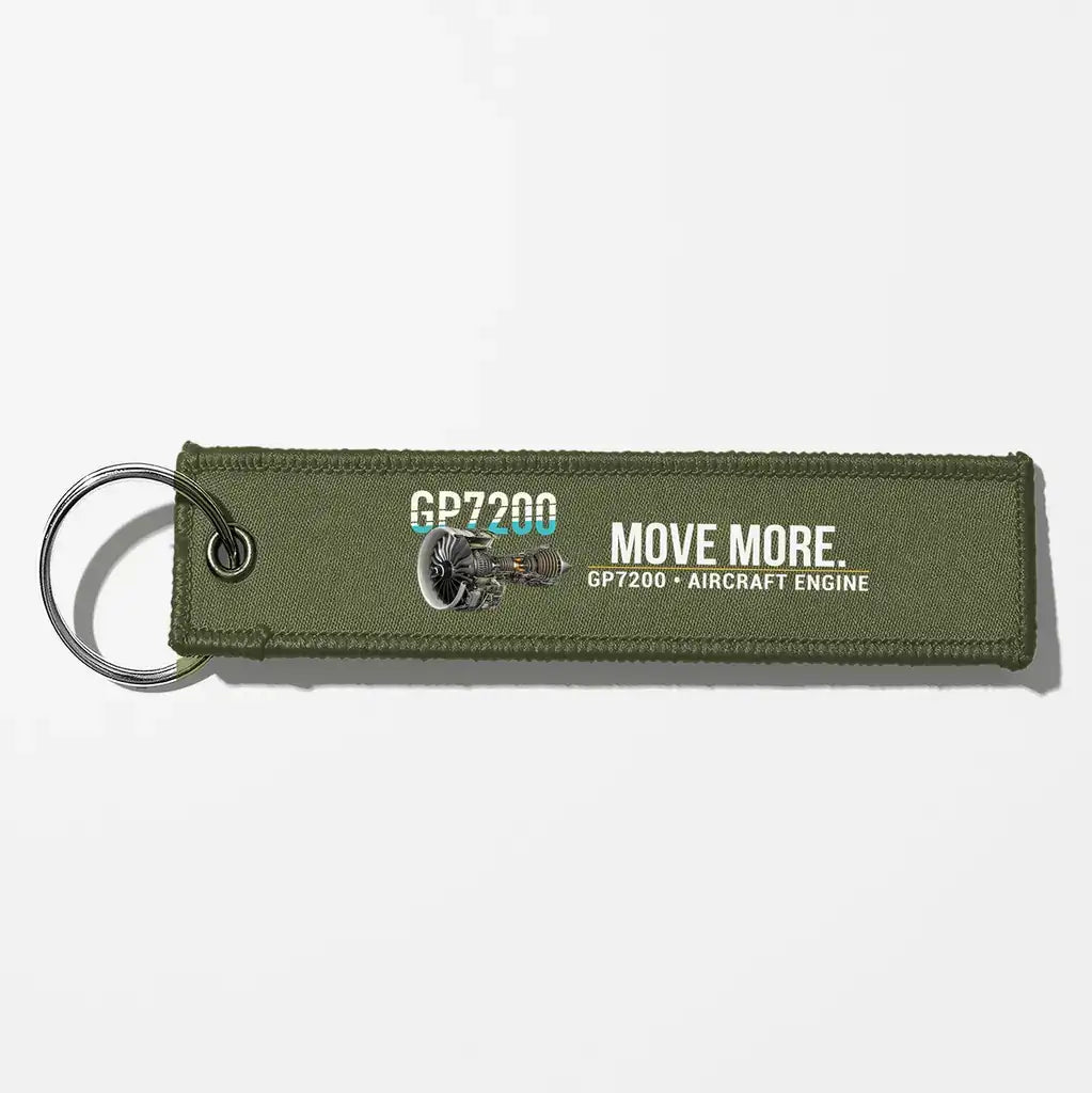 Engine Alliance GP7200 Engine Aviator Key Chains - Green Army