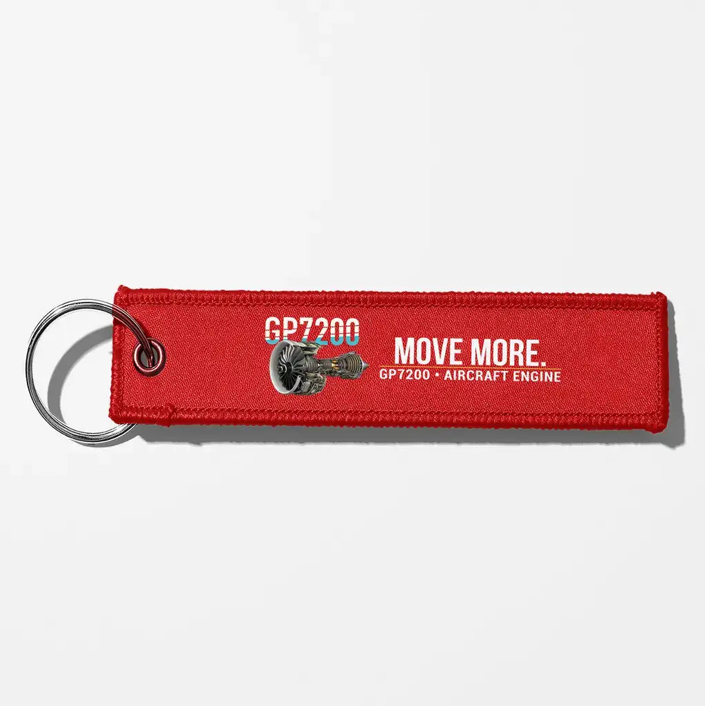 Engine Alliance GP7200 Engine Aviator Key Chains - Red