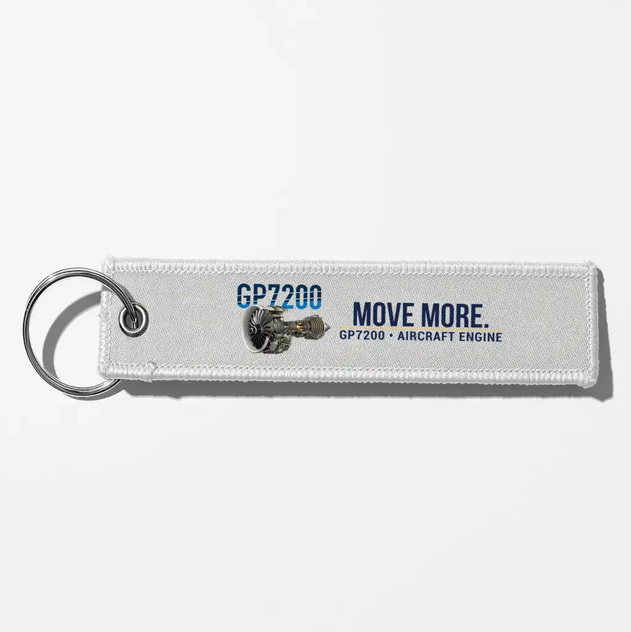 Engine Alliance GP7200 Engine Aviator Key Chains - White