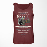 Thumbnail for GP7200 design on dark red tank top