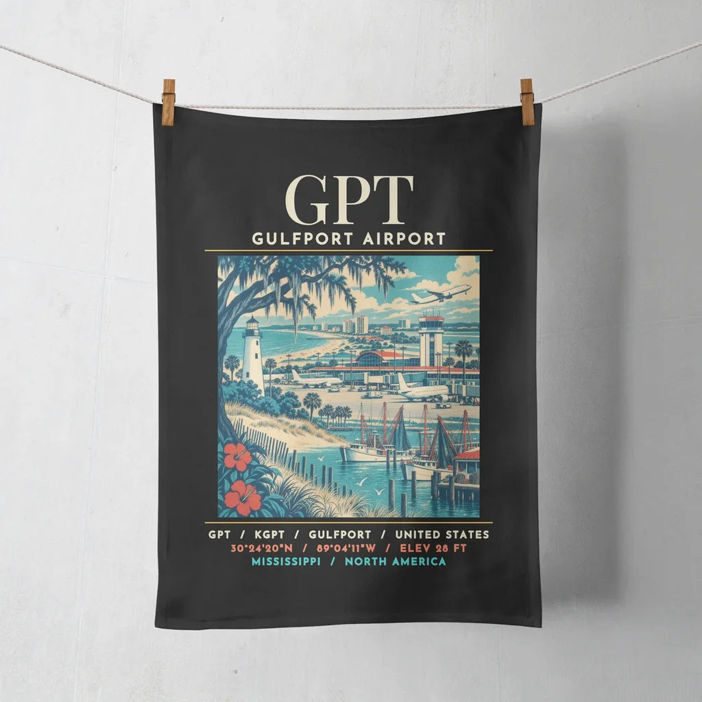 GPT - Poster - Towel - Black