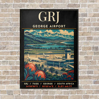 Thumbnail for GRJ - Poster - Canvas Framed - Black