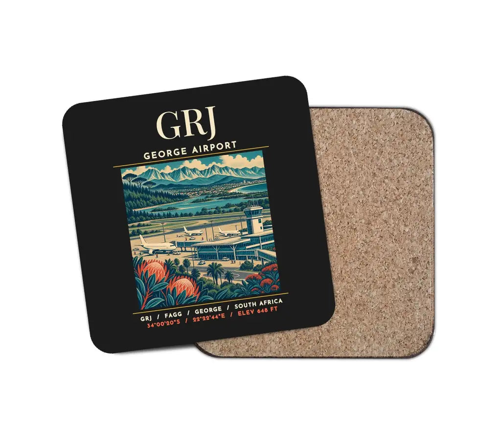 GRJ - Poster - Coaster - Black