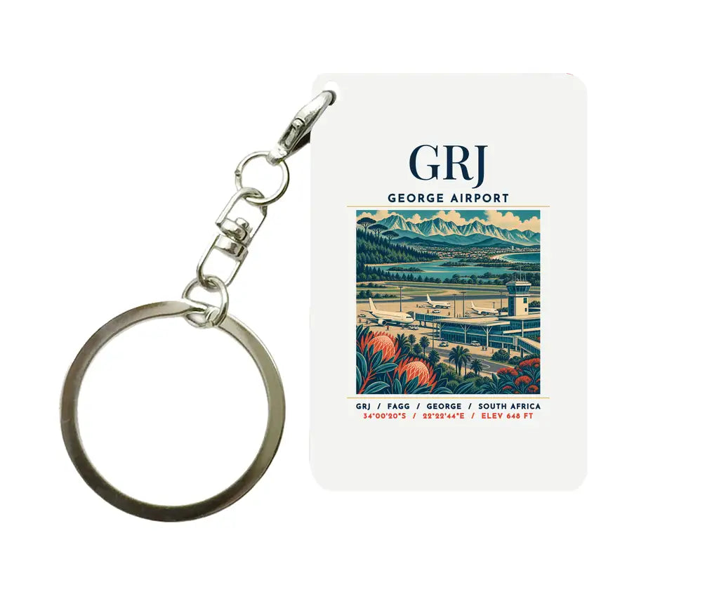 GRJ - Poster - Key Chain - White