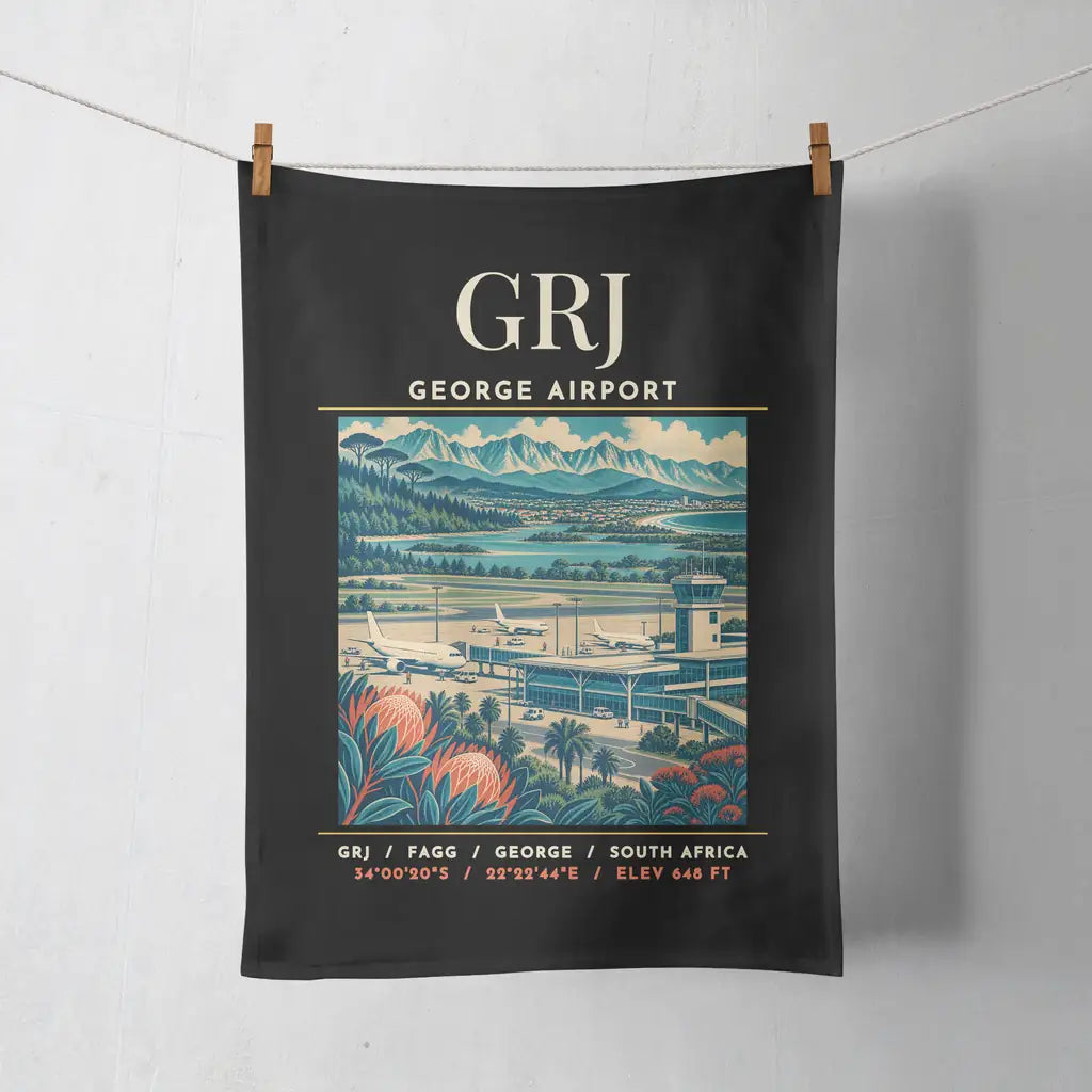 GRJ - Poster - Towel - Black