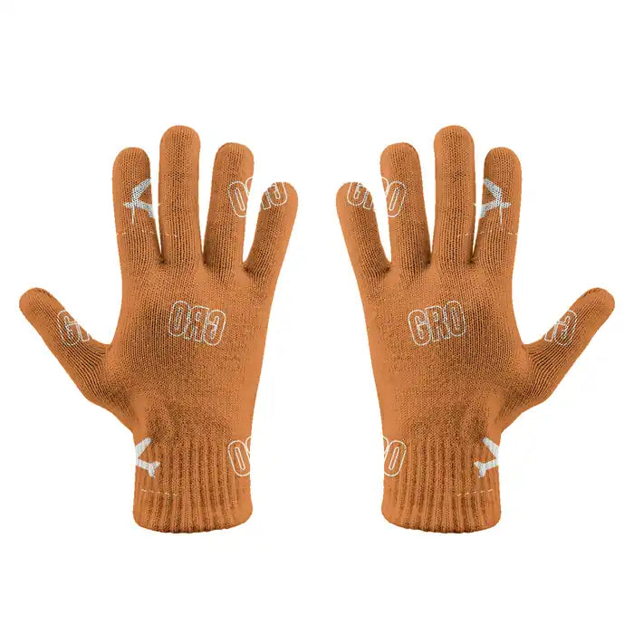 Girona–Costa Brava Airport (GRO) Gloves - Gloves - Full - Pattern - Orange