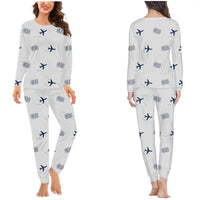 Thumbnail for Girona–Costa Brava Airport (GRO) Pajamas - Women Pajamas - Light Gray