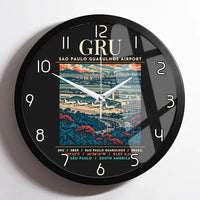 Thumbnail for GRU - Poster - Wall Clock Framed - Black