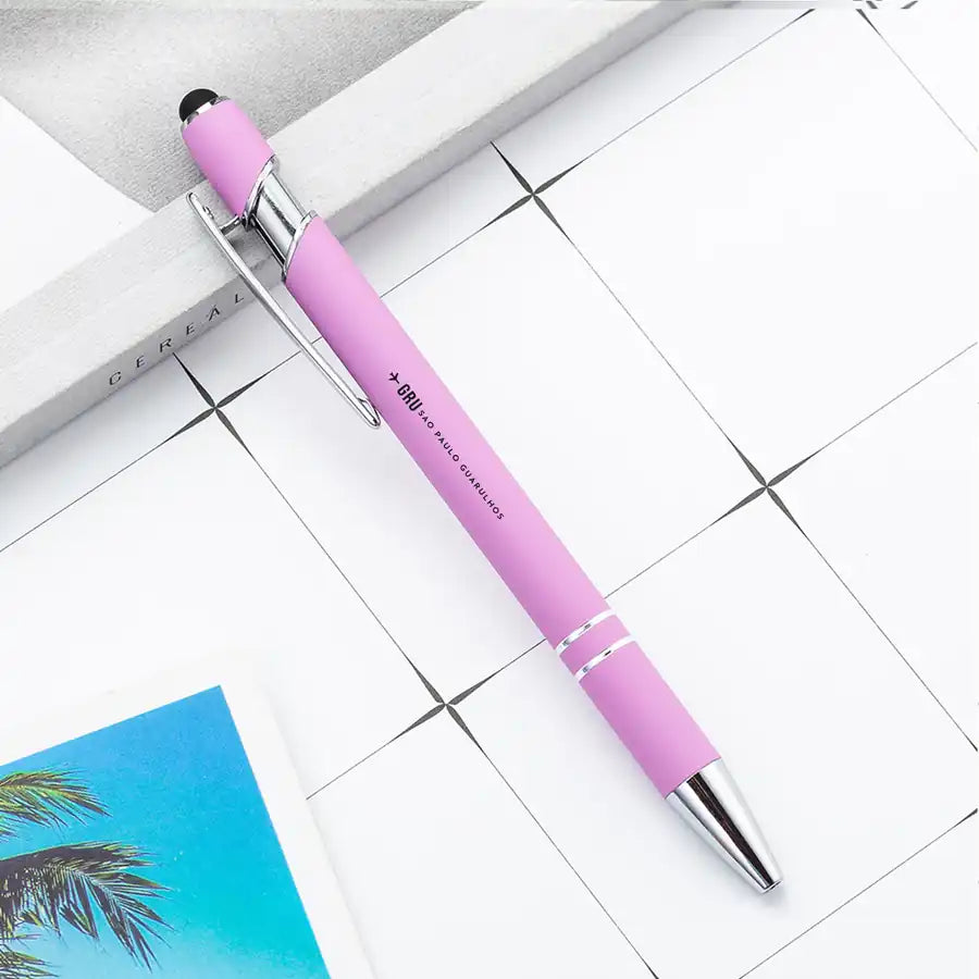 Sao Paulo Guarulhos International Airport (GRU) Pens - touch pen - light purple
