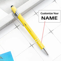 Thumbnail for Sao Paulo Guarulhos International Airport (GRU) Pens - touch pen - yellow with name