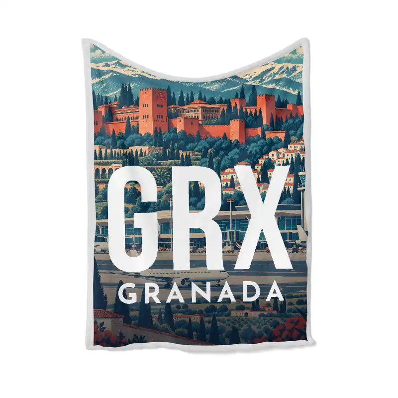 Federico García Lorca Granada-Jaén Airport (GRX) Bedding Sets & Blankets - Blanket - Scene