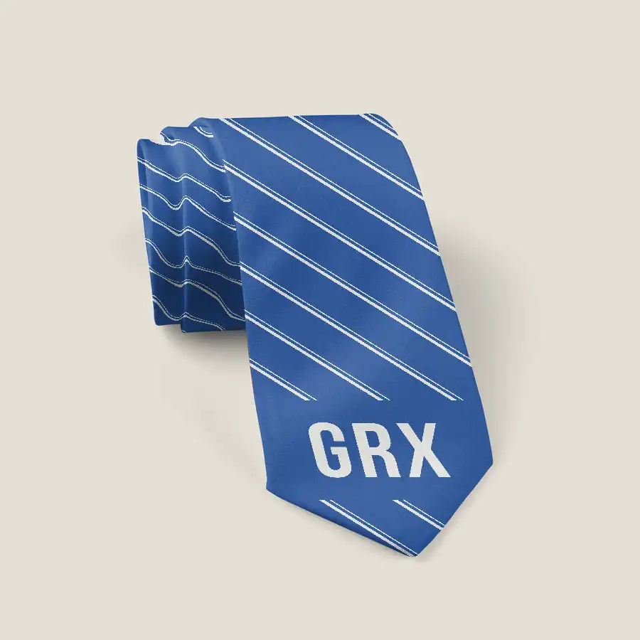Federico García Lorca Granada-Jaén Airport (GRX) Ties - Tie - Stripe - Blue