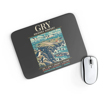 GRY - Poster - Mouse Pad - Black