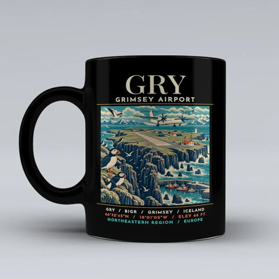 GRY - Poster - Mug - Black