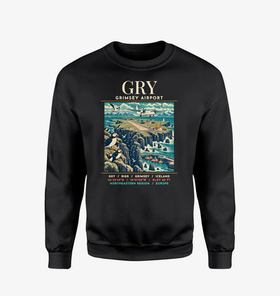 GRY - Poster - Sweatshirt - Black