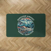 Thumbnail for Gustavus Airport (GST) Carpets - Carpet Rectangle - Badge - Dark Green V2
