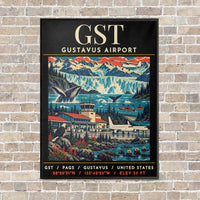 Thumbnail for GST - Poster - Canvas Framed - Black
