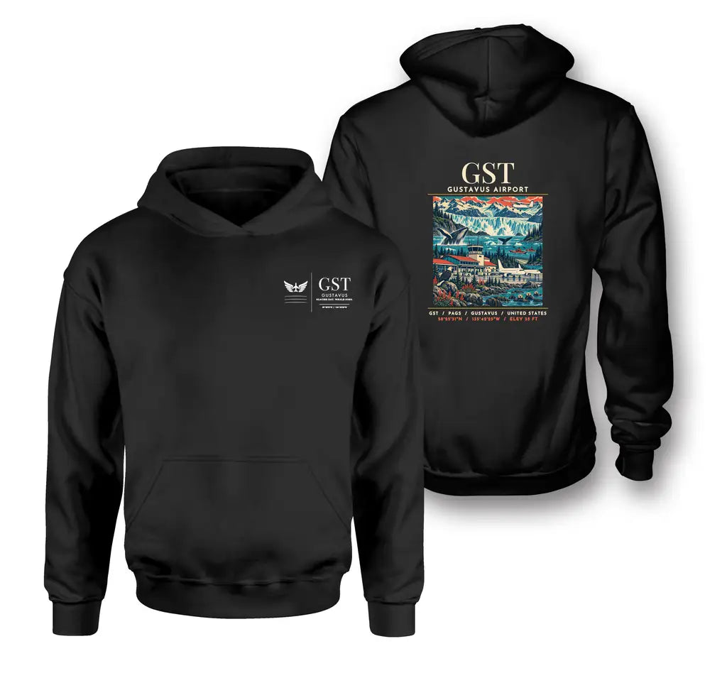 GST - Poster - Double-Side Hoodie - Black