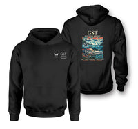 Thumbnail for GST - Poster - Double-Side Hoodie - Black