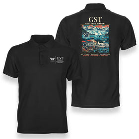Gustavus Airport (GST) Premium Polo T-Shirts