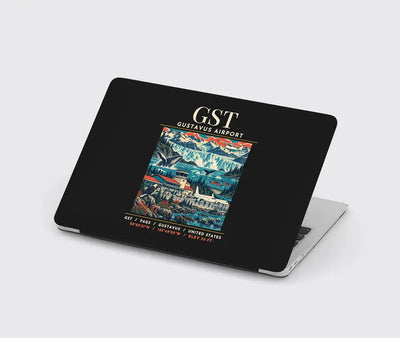GST - Poster - MacBook Case - Black