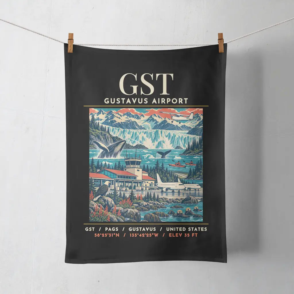GST - Poster - Towel - Black