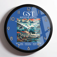 Thumbnail for GST - Poster - Wall Clock Framed - Blue
