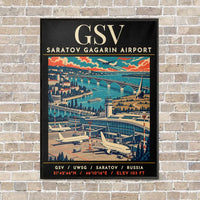 Thumbnail for GSV - Poster - Canvas Framed - Black