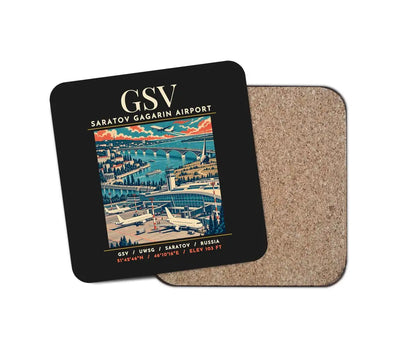 GSV - Poster - Coaster - Black