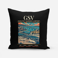 Thumbnail for GSV - Poster - Pillow - Black