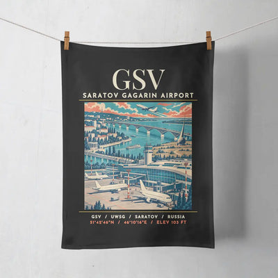 GSV - Poster - Towel - Black