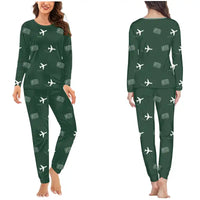 Thumbnail for Jalaluddin Airport (GTO) Pajamas - Women Pajamas - Dark Green