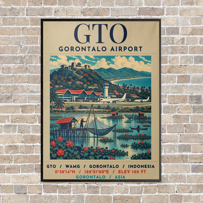 GTO - Poster - Canvas Framed - Beige